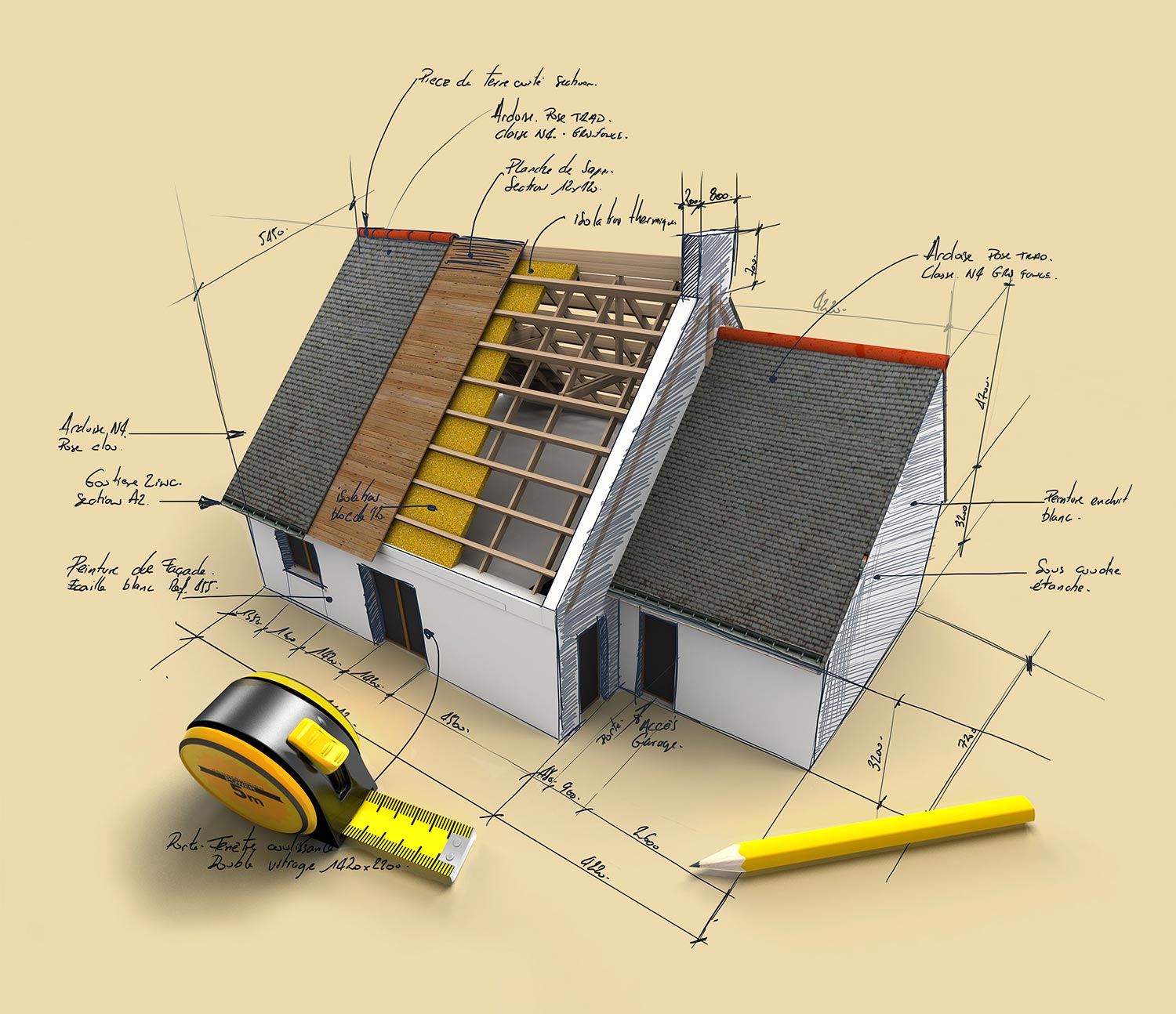 Bauplanung von SIMON KIENITZ · Zimmerei · Holzbau · Planung